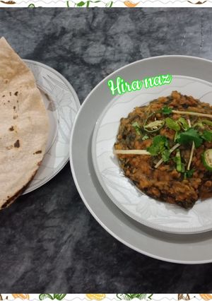 A picture of Palak mahsoor ki daal.