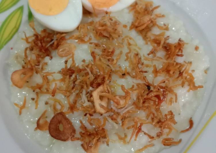 Bubur Topping Teri Telur