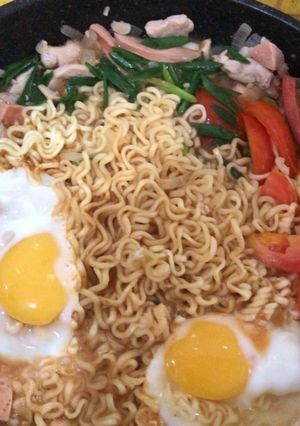 Foto resep Ramyeon Korea ala resto