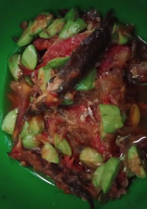 Foto resep Sambal pete ikan tongkol
