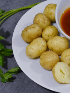 Una foto de Patatitas al microondas en 5 minutos