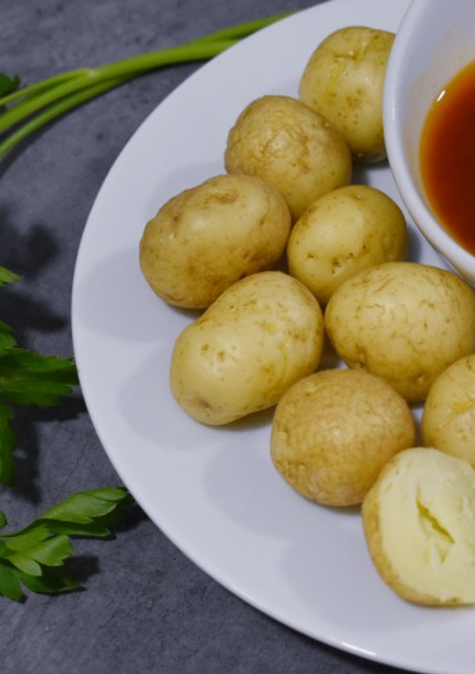 Una foto de Patatitas al microondas en 5 minutos