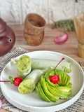 Es Lilin Alpukat Matcha, 3 bahan