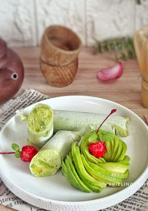 Foto resep Es Lilin Alpukat Matcha, 3 bahan