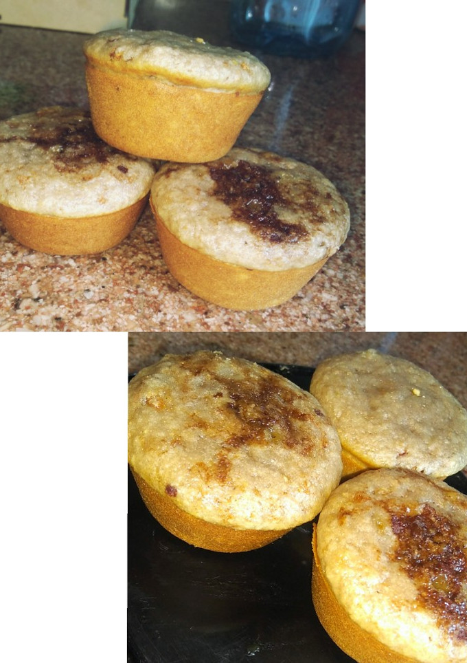 Una foto de Muffins de manzana rellenos de membrillo y dulce de leche 🤩
