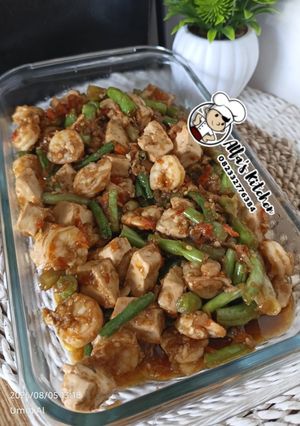 Foto resep Tumis Campur (Kacang Buncis Udang Tahu) Saus Teriyaki