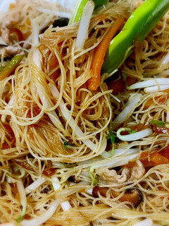 南瓜炒米粉 的食譜成品照片