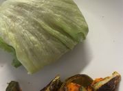 A picture of veggie wrap
