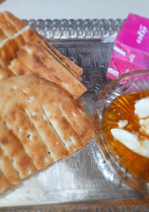 عکسی از دستور خامه عسل (غذای نپختنی) 🍯