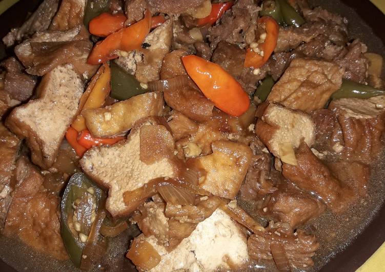 Tahu Coklat tetelan Saus Lada hitam#BikinRamadhanBerkesan#10