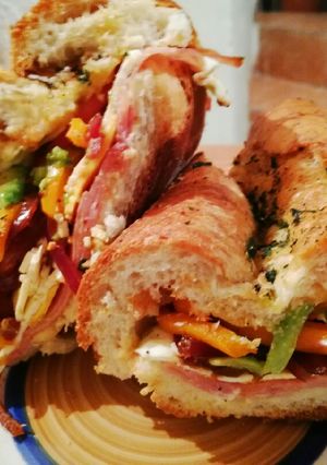 Una foto de Baguette Improvisada al Horno