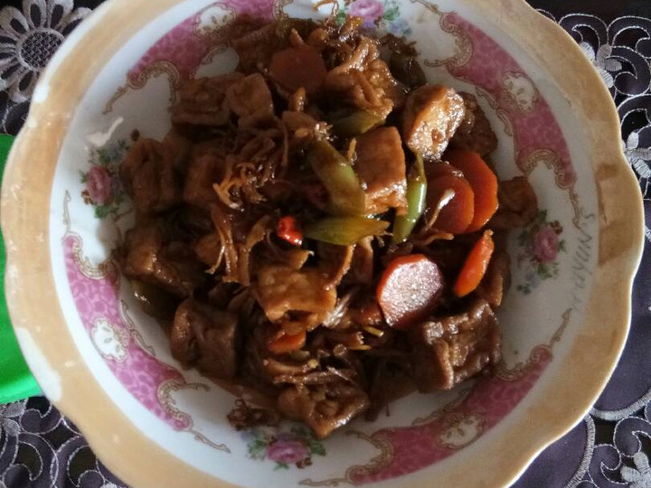 Bagaimana Membuat Tongseng ayam suwir mayo pedas manis, Lezat Sekali