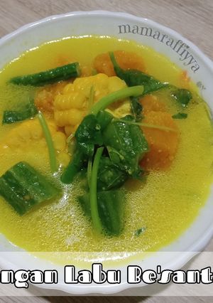 Foto resep Gangan labu bersantan (khas Kutai) versi kekinian