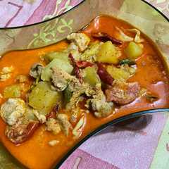 Tongseng ayam santan pedas রেসিপির প্রধান ছবি