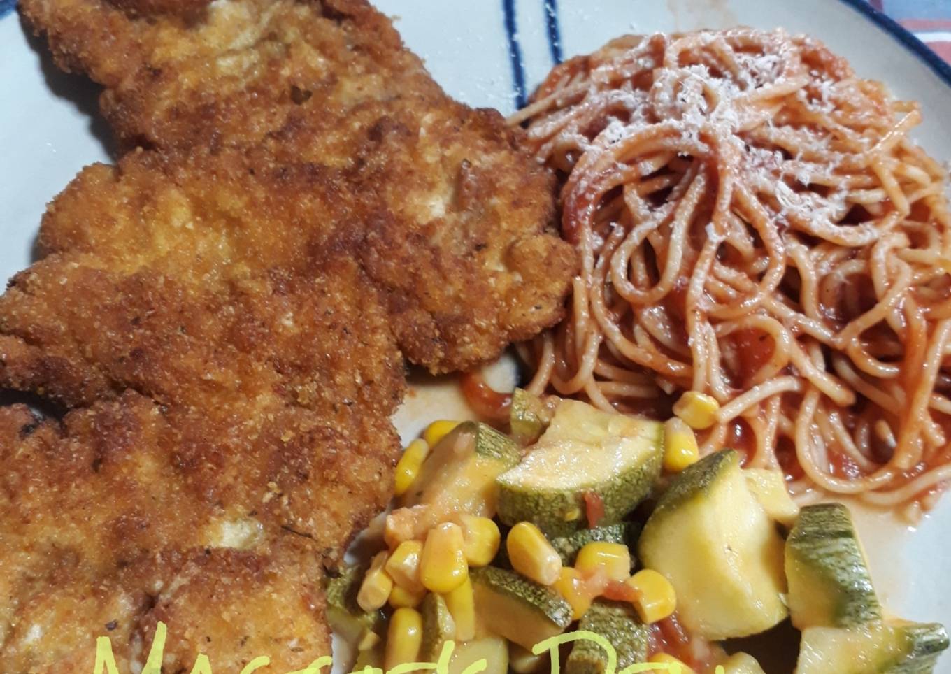 Pechuga de pollo empanizada