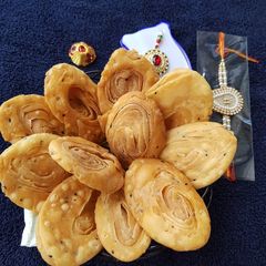 A picture of Luni khaja #festivesavouries.