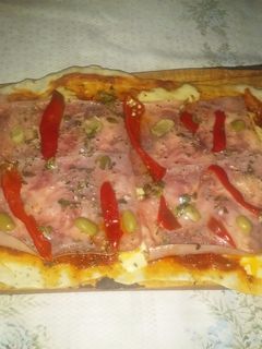 Una foto de Pizza a la parrilla