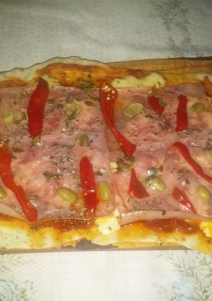 Una foto de Pizza a la parrilla
