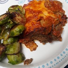 Eggplant and Meatball Lasagna A picture of Eggplant and Meatball Lasagna.