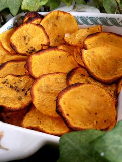 Foto di Chips di zucca al forno