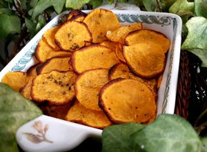 Foto di Chips di zucca al forno