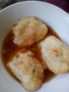 Foto resep Pempek udang rebon isi telur dadar