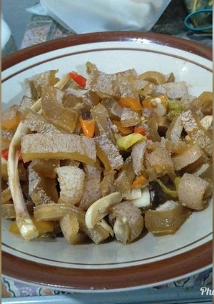 Foto resep Oseng Kulit Sapi