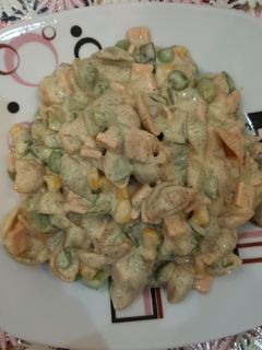 عکسی از دستور سالاد ماکارونی🍲🥗