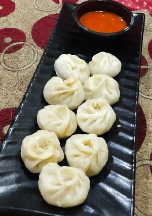 A picture of Chicken Capsicum Dumpling.