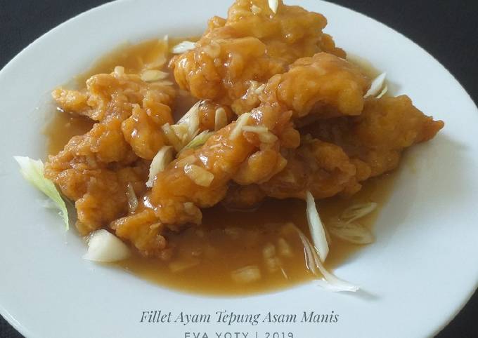 Fillet Ayam Tepung Asam Manis