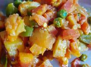 A picture of gajar aloo