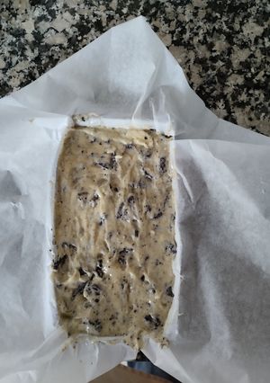 Una foto de Turrón de chocolate blanco y oreo