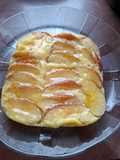 Pudin de manzana al microondas