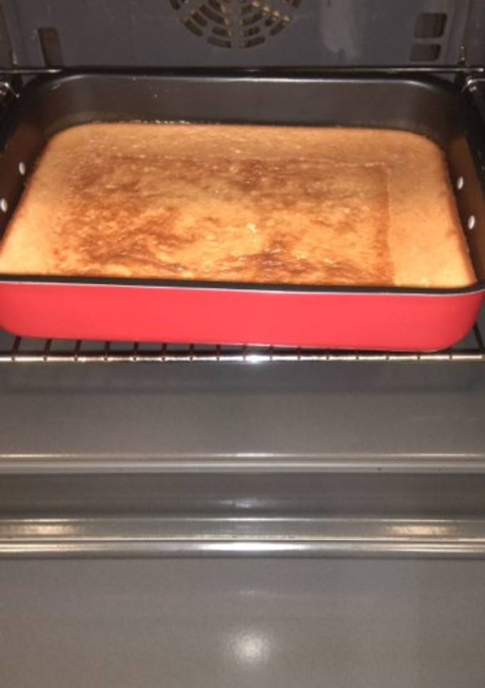 Una foto de Tarta de queso sin nata con base de galleta