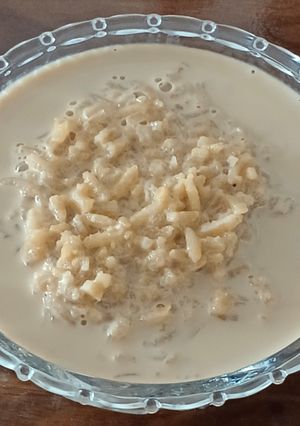 Una foto de Arroz con leche de café ☕