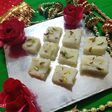 Coconut milk barfi