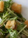 Mizuna and Aburaage Salad