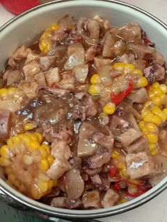Foto resep Cumi+bakso saos lada hitam