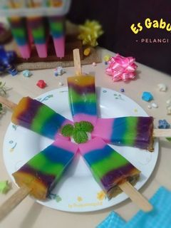 Foto resep Es Gabus Pelangi