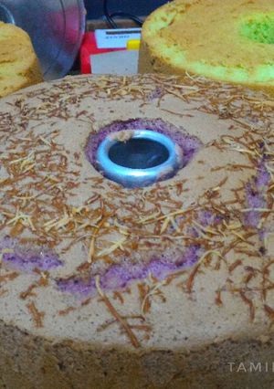 Foto resep Taro Cheese Chiffon Cake