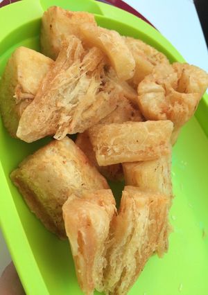 Foto resep Singkong goreng merekah