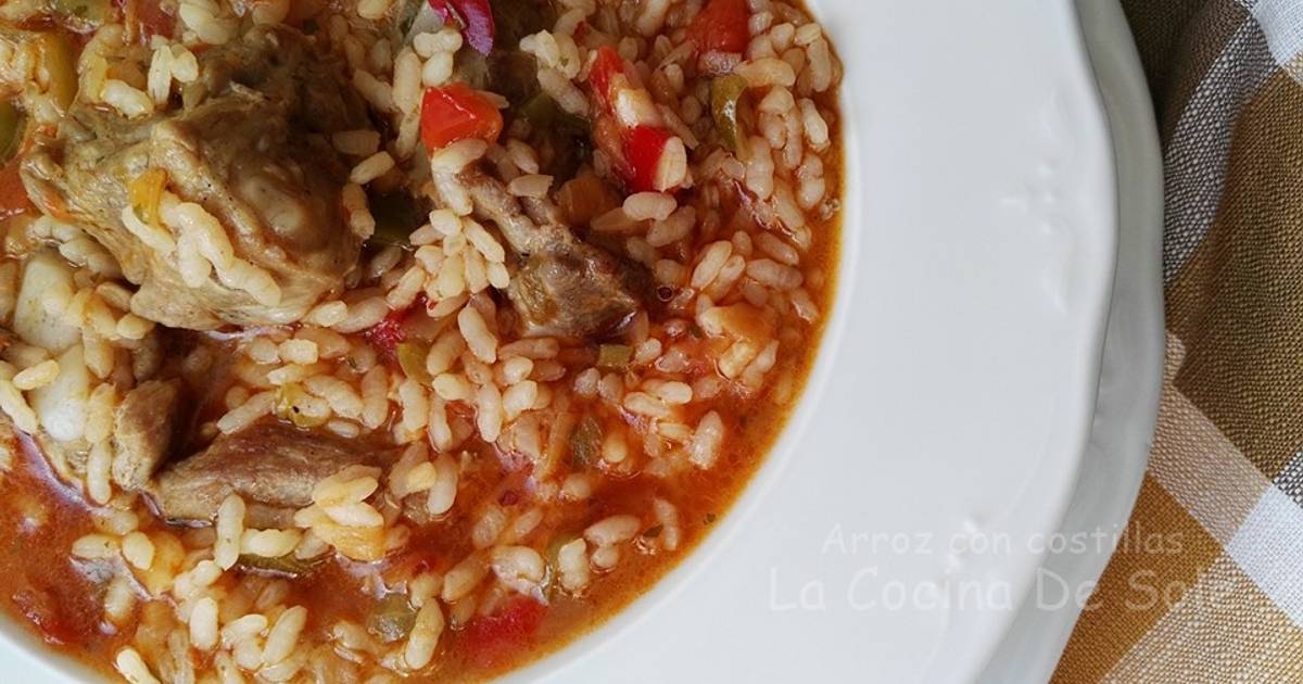 Arroz Caldoso Con Costillas Receta De La Cocina De Sole Cookpad