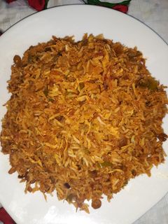 عکسی از دستور ته چین مرغ