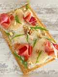 Tarte fine à la poire /ricotta