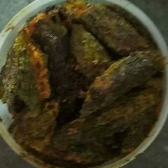 A picture of Stuffed Karela Sabji.