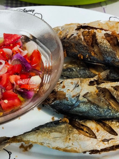 Foto resep Goreng Ikan kembung banyar sambal dabu dabu