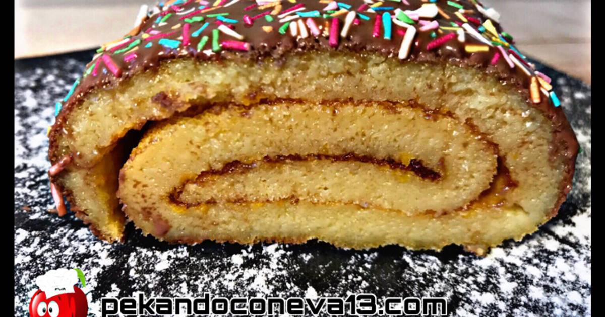 Brazo de gitano de naranja Portugués Receta de PEKANDO CON EVA - Cookpad