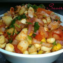 A picture of Mango peanuts Salad.