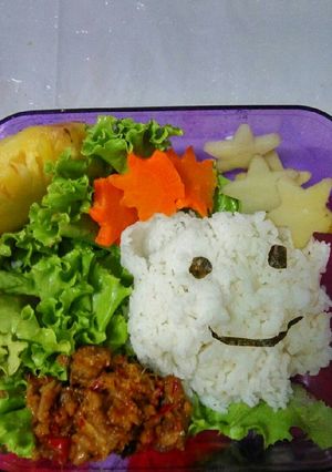 Foto resep Bento beruang