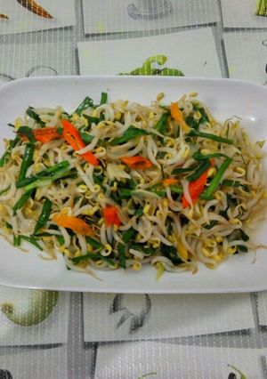 Foto resep Toge goreng daun kucay